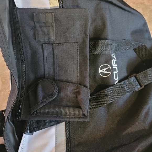 New Acura Nylon tote bag unisex, color white/Black reflective with Acura logo - Picture 6 of 7